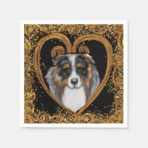 Australian Shepherd   Napkins