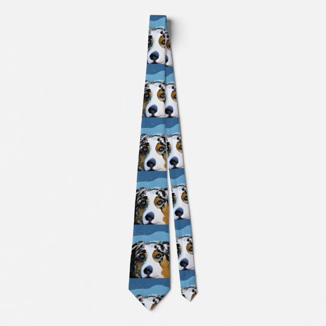 AUSTRALIAN SHEPHERD    NECK TIE (Front)