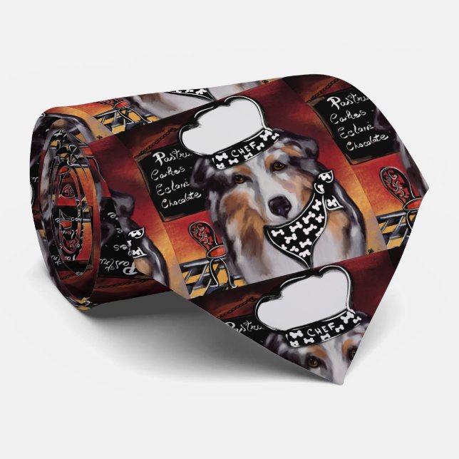 AUSTRALIAN SHEPHERD      NECK TIE (Rolled)