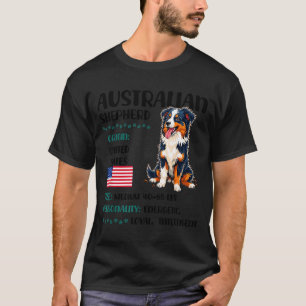 Australian Shepherd Origin Funny Aussie Dog Lover T-Shirt