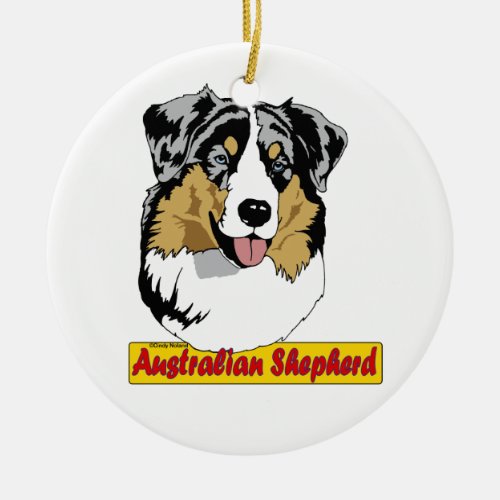 Australian Shepherd ornament