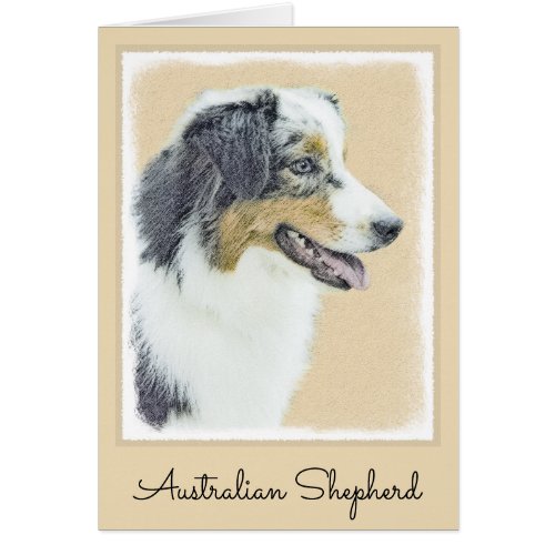 Australian Shepherd Painting _ Original Dog Art