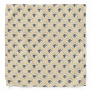 Australian Shepherd Painting - Original Dog Art Bandana