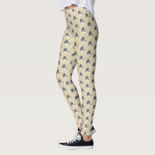 Australian Shepherd Painting - Original Dog Art Leggings