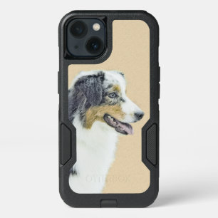 Australian Shepherd Painting - Original Dog Art iPhone 13 Case