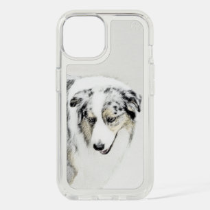 Australian Shepherd Painting - Original Dog Art iPhone 15 Case