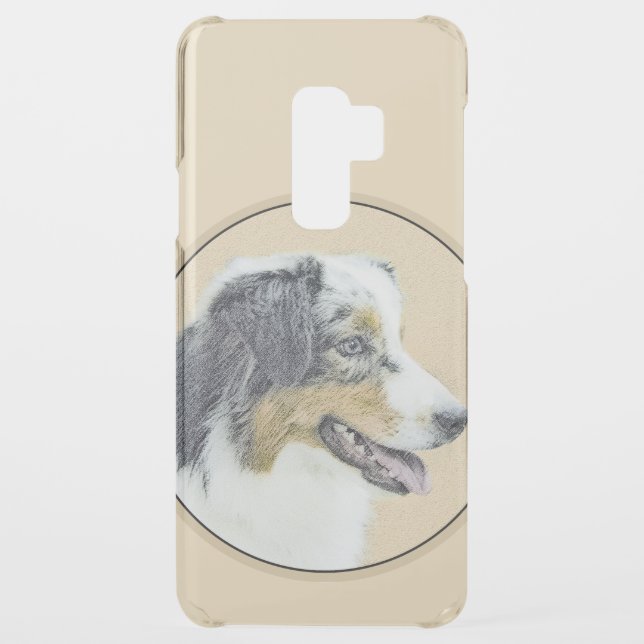 Australian Shepherd Painting - Original Dog Art Uncommon Samsung Galaxy Case (Back)