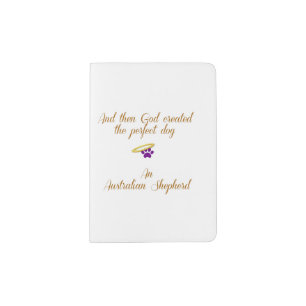 Australian Shepherd Passport Holder