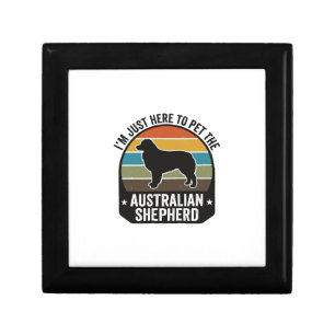 Australian Shepherd Pet Lover Vintage Dog Shirt De Gift Box