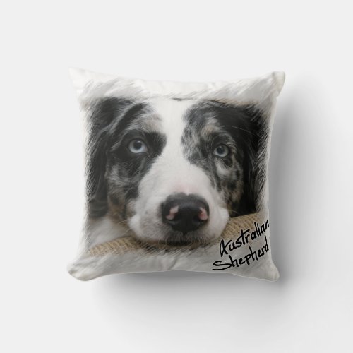 Australian Shepherd Pillow