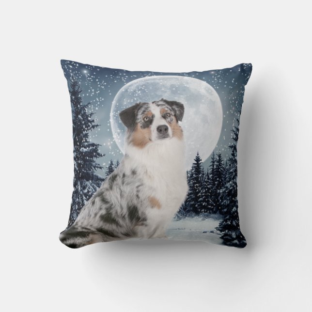 Australian Shepherd Pillow (Front)