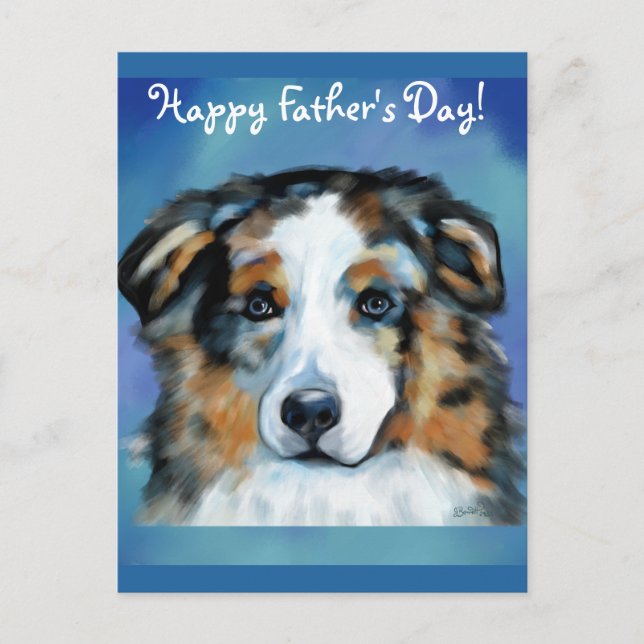 Australian Shepherd  Postcard (Front)