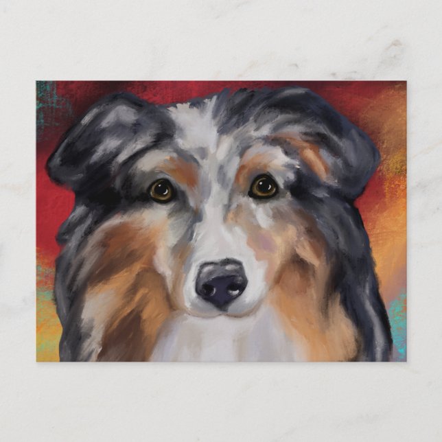 AUSTRALIAN SHEPHERD    POSTCARD (Front)