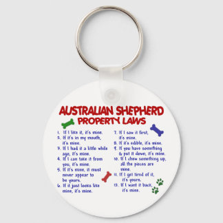 AUSTRALIAN SHEPHERD Property Laws 2 Keychain