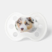 Australian shepherd puppy pacifier (Front)