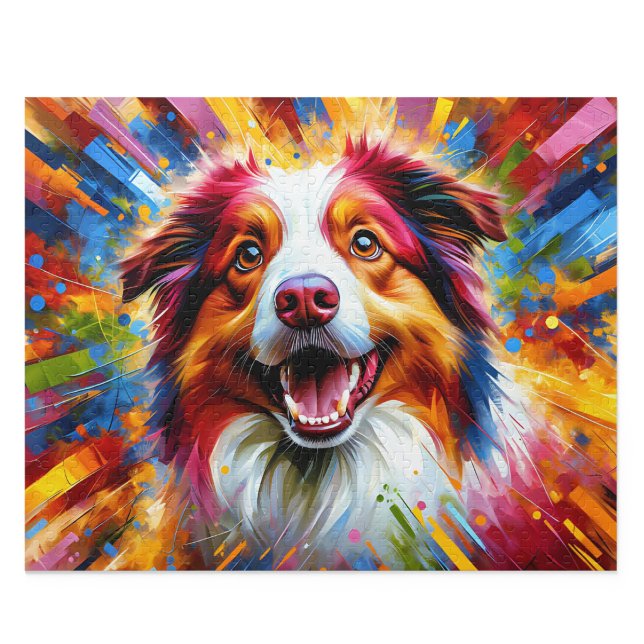 Australian Shepherd Puzzle: Red Merle Aussie Jigsaw Puzzle (Australian Shepherd Puzzle: Red Merle Aussie Jigsaw)