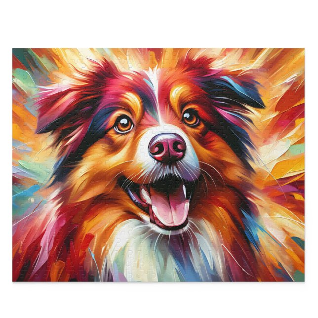 Australian Shepherd Puzzle: Red Tri-Color Aussie Jigsaw Puzzle (Australian Shepherd Puzzle: Red Tri-Color Aussie Jigsaw)
