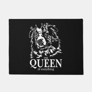 Australian Shepherd Queen Everything dog mom Doormat