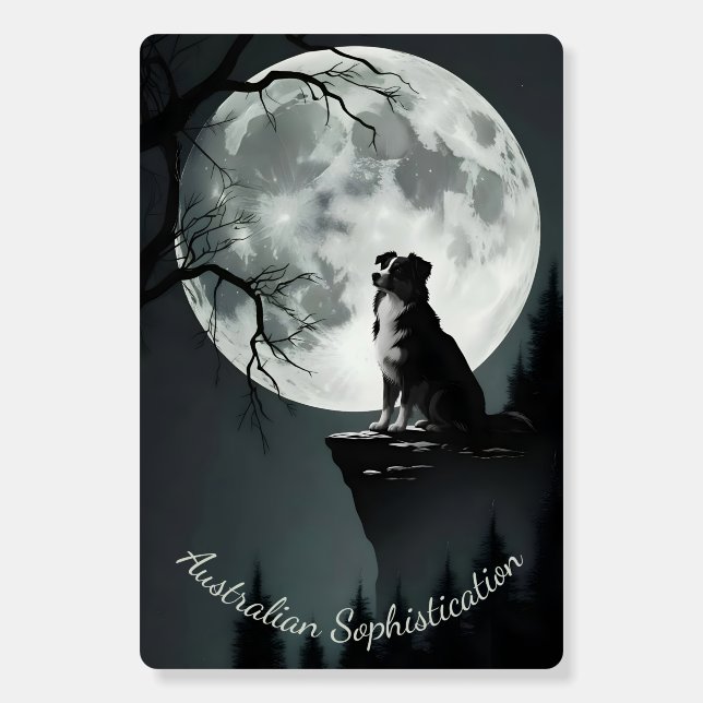 Australian Shepherd Sophistication Foam Board (Front)