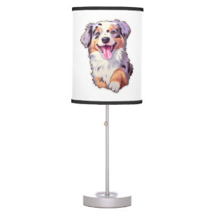 Australian Shepherd Table Lamp