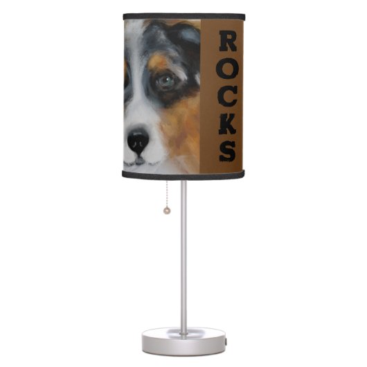 AUSTRALIAN SHEPHERD TABLE LAMP (Right)