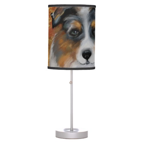 AUSTRALIAN SHEPHERD TABLE LAMP