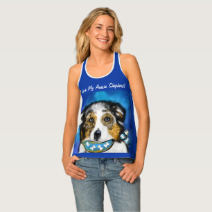 AUSTRALIAN SHEPHERD     TANK TOP