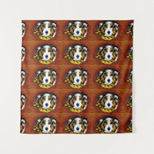 AUSTRALIAN SHEPHERD TAPESTRY