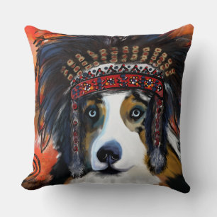 AUSTRALIAN SHEPHERD THROW PILLOW