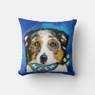 AUSTRALIAN SHEPHERD THROW PILLOW