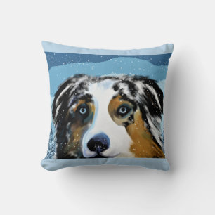AUSTRALIAN SHEPHERD THROW PILLOW