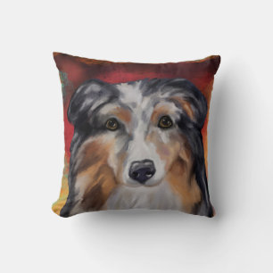AUSTRALIAN SHEPHERD THROW PILLOW