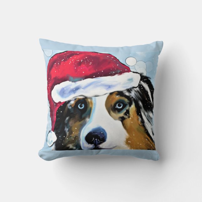 AUSTRALIAN SHEPHERD    THROW PILLOW (Front)