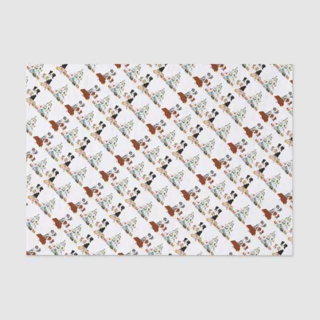 Australian Shepherd Tissue Paper (Front)