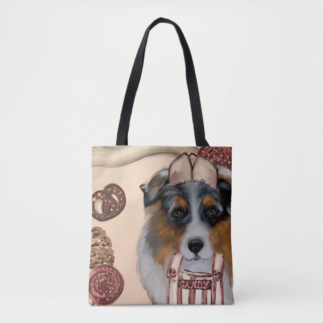 AUSTRALIAN SHEPHERD TOTE BAG (Front)