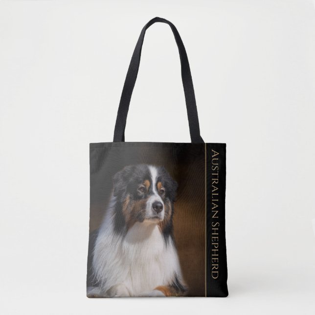 Australian Shepherd Tote Bag (Front)