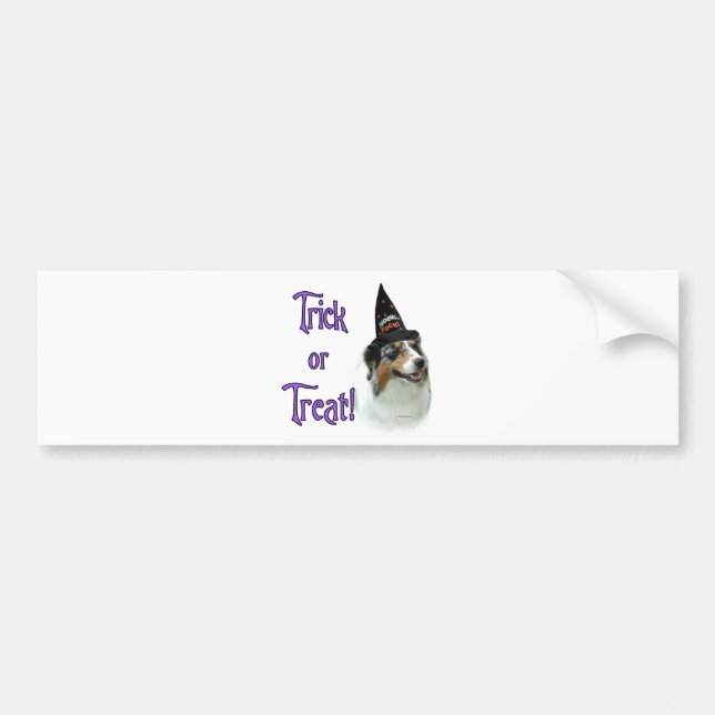 Australian Shepherd Trick Bumper Sticker (Front)