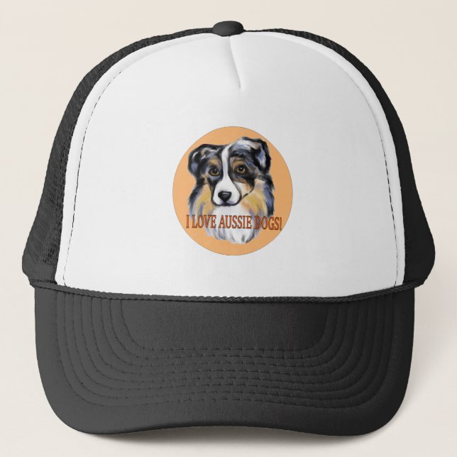 AUSTRALIAN SHEPHERD TRUCKER HAT (Front)