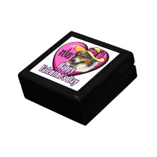 Australian Shepherd Valentines Day Gift Box