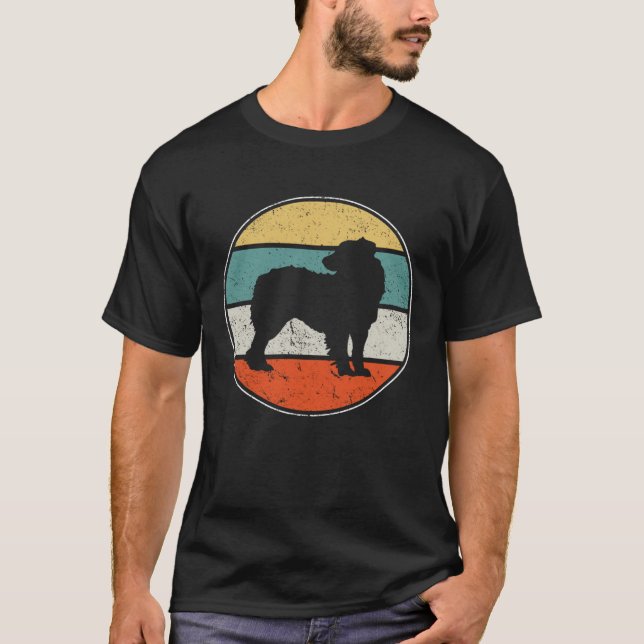 Australian Shepherd  vintage retro Australian Shep T-Shirt (Front)