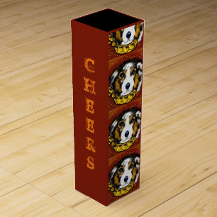 AUSTRALIAN SHEPHERD     WINE BOX