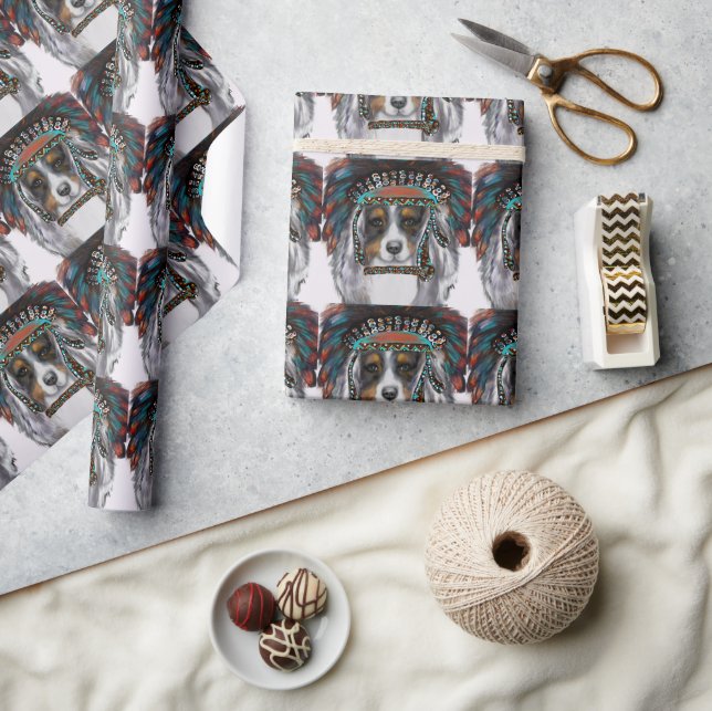 Australian Shepherd Wrapping Paper (Crafts)
