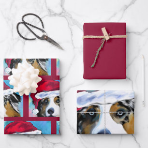 Australian Shepherd Wrapping Paper Sheets