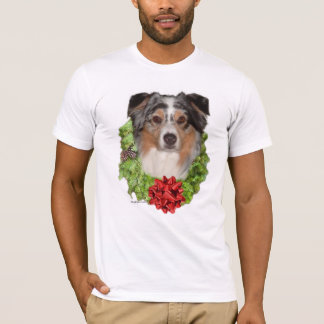 Australian Shepherd Wreath T-Shirt