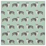 Australian Shepherds fabric cute dog fabric