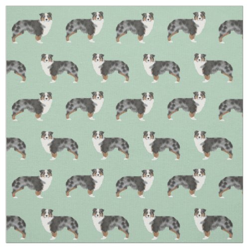 Australian Shepherds fabric cute dog fabric