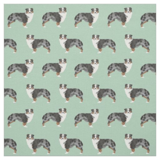 Australian Shepherds fabric cute dog fabric