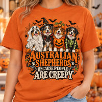 Australian Shepherds People Creepy Halloween Dogs