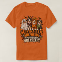 Australian Shepherds People Creepy Halloween Dogs