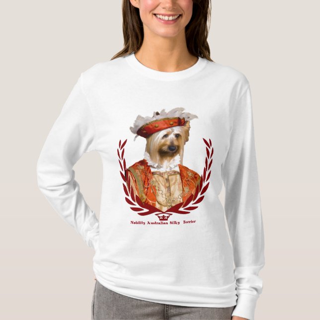 Australian Silky Terrier T-Shirt Nobility (Front)